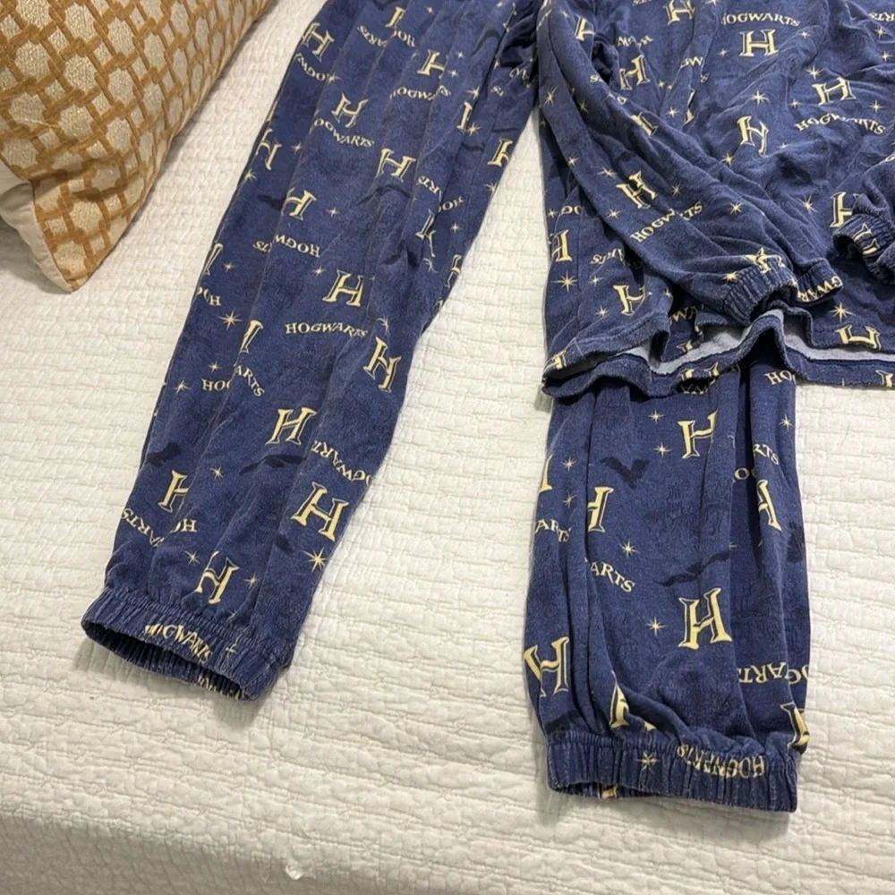 Hogwarts Blue and Gold Pajama Set